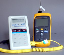 Picture of digital thermometer