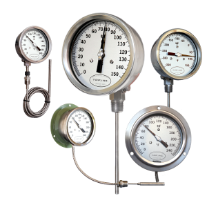 picture of industrial thermometers